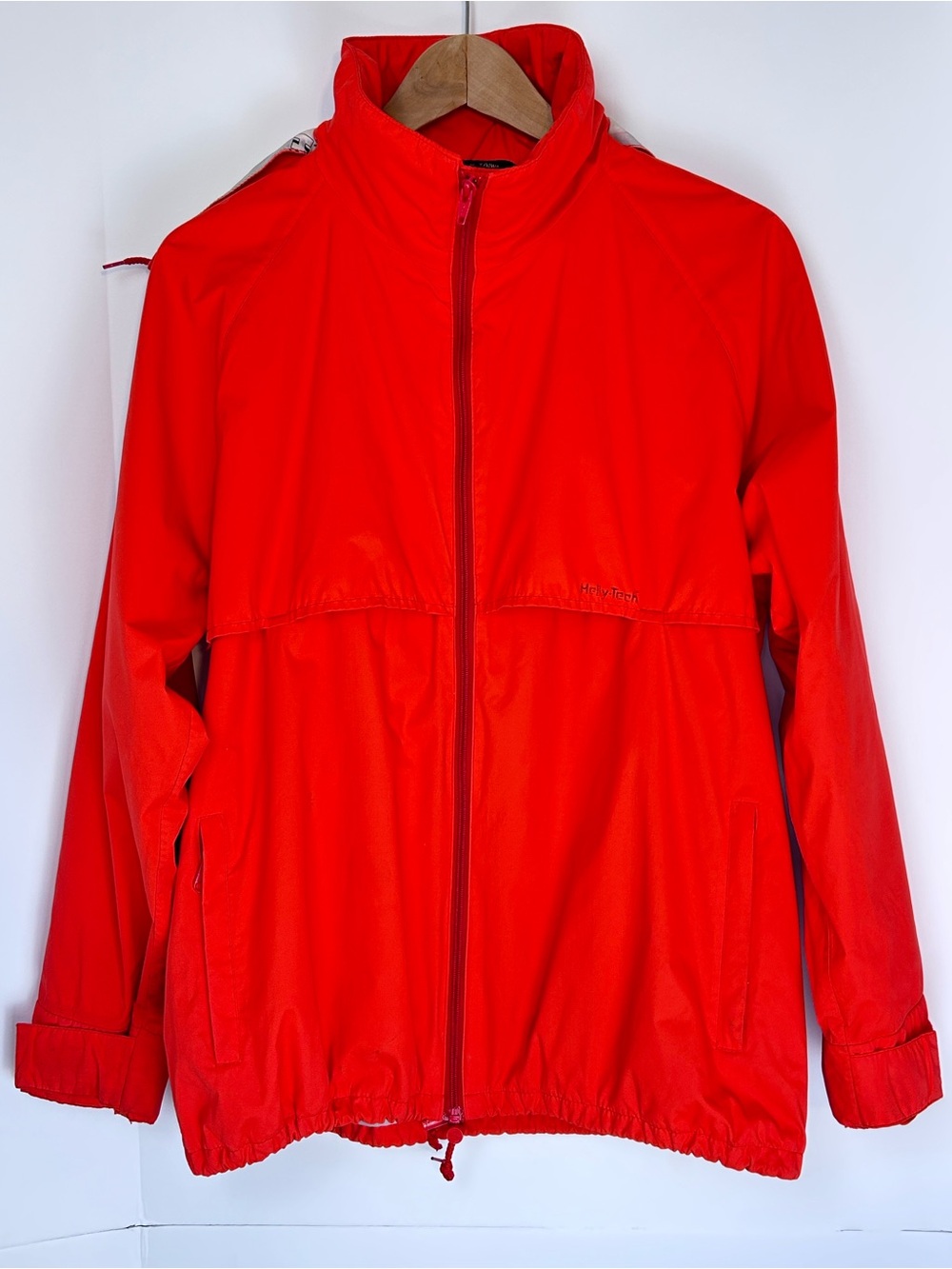 Vintage Helly Hansen G322 Women’s L Red Helly-Tech Hooded Jacket
